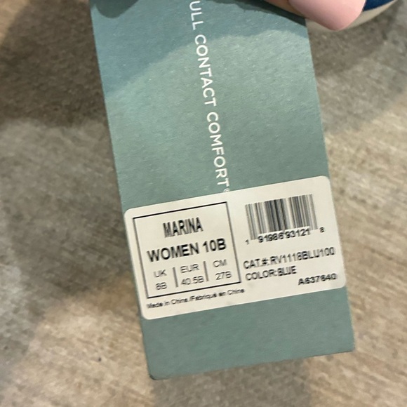 Revitalign Marina blue slides size 10 NWT - Picture 8 of 8